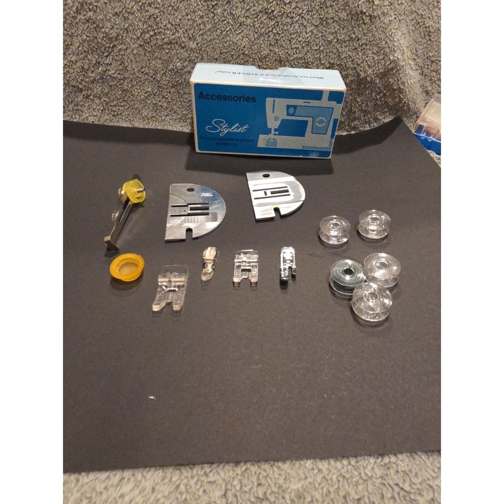 Singer Stylist Zig-Zag Model‎ 416 Sewing Machine Attachments Mixed Lot